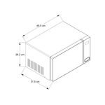 HORNO MICROONDAS WHIRLPOOL 1.1 PIES GRIS – Servi hogar