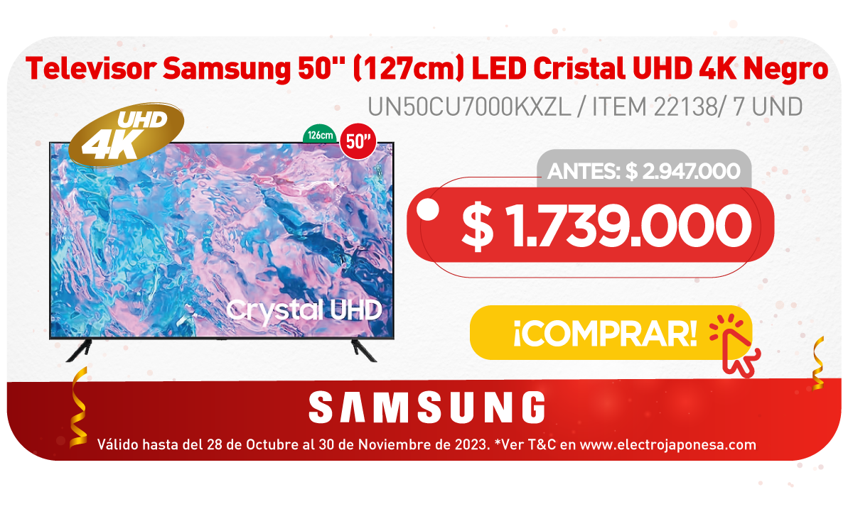 Televisor Challenger 50 (126 cm) LED UHD 4k Smart Tv UHD50LO70 -  electrojaponesa